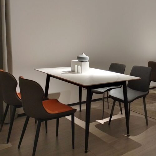 table ceramique blanche haut de gamme