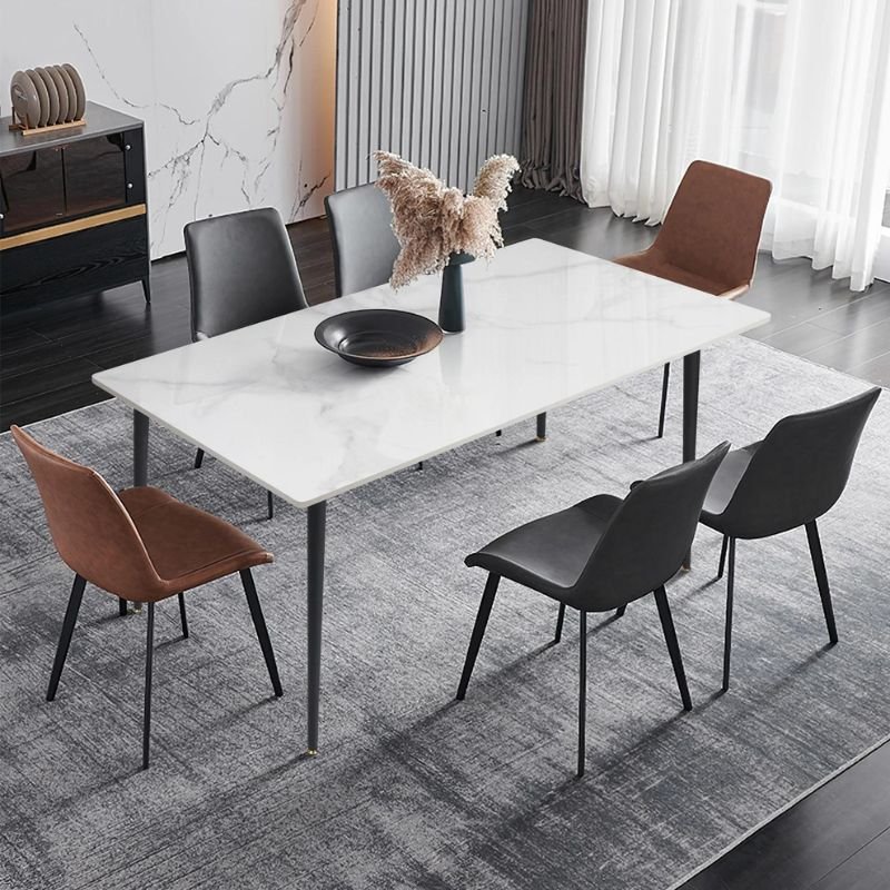 ensemble table ceramique et chaises design
