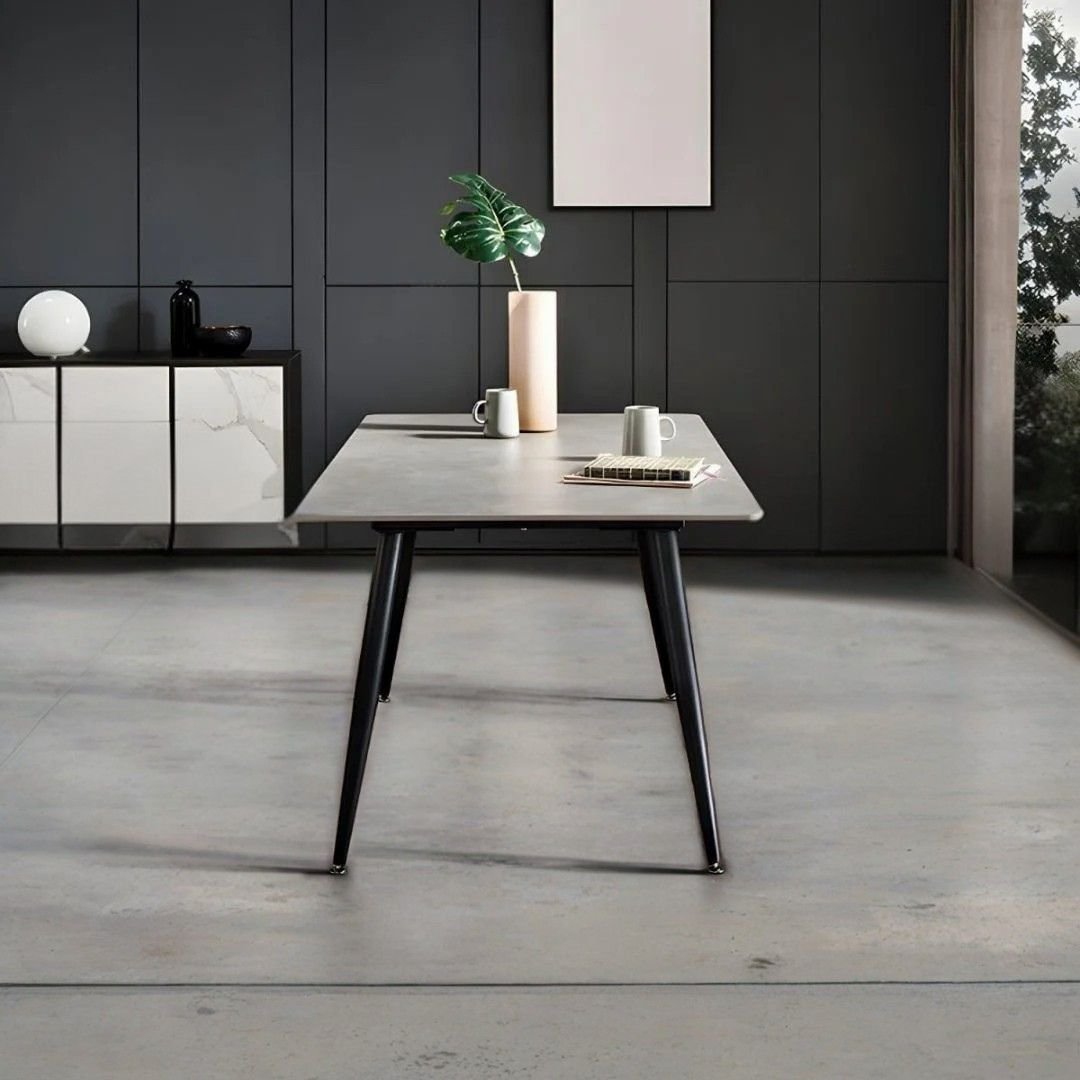 table en ceramique grise