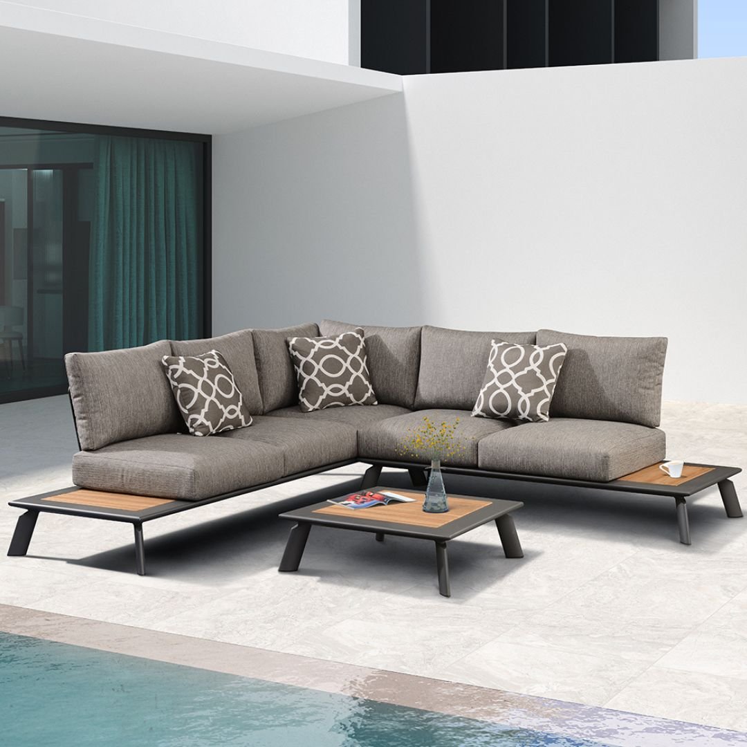 salon jardin aluminium bois design